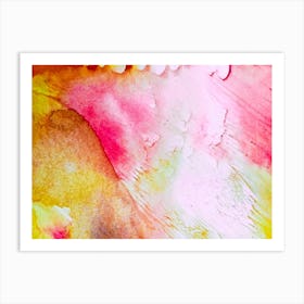 Abstract Watercolor Painting 7 Art Print