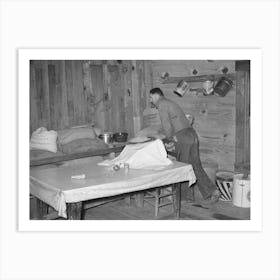 Corner Of Kitchen Of Tenant Farmer Living In Merigold, Mississippi, Background Photo, Sunflower Plantation By Russell Art Print