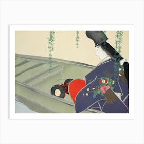 Boat From Momoyogusa –Flowers Of A Hundred Generations (1909), Kamisaka Sekka Art Print