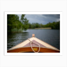 Rowing On The Lake Art Print