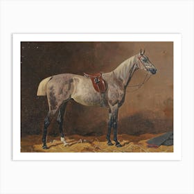 Vintage Horse In A Stable Art Print