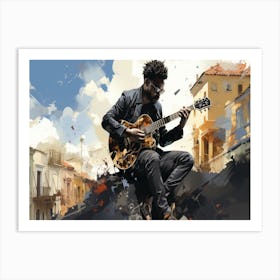 Acoustic Guitar 3 Art Print