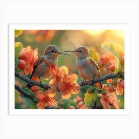 Beautiful Bird on a branch 7 Art Print