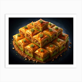 Stack Of Baklava Art Print