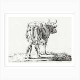 Standing Cow 2, Jean Bernard Art Print