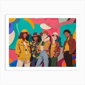 'The Girls' Art Print