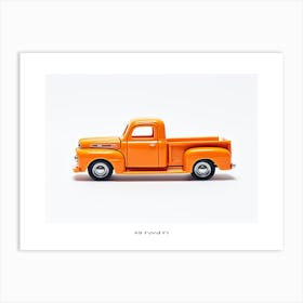 Toy Car 49 Ford F1 Orange Poster Art Print