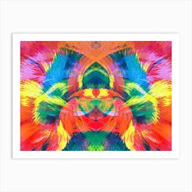 Psychedelic Abstract Painting 4 Art Print