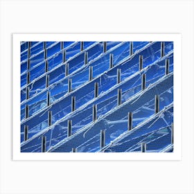 Blue seating 3073 Art Print