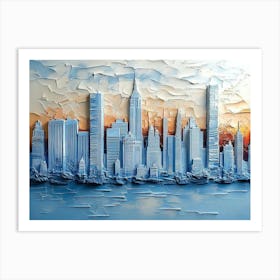 New York City Skyline 1 Art Print