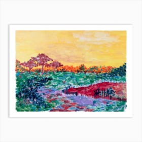 Sabana Sunset Art Print
