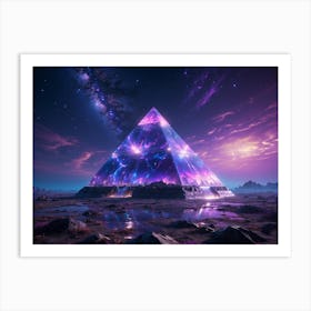 Pyramid In The Sky Art Print