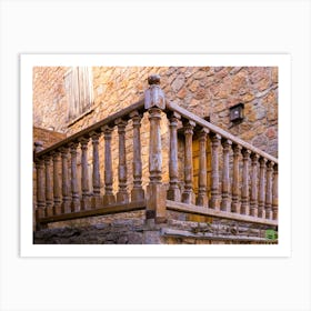 Old Wooden Railing 20230415108pub Art Print