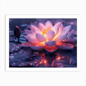 Lotus Flower 47 Art Print