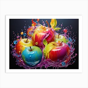 Fruit Splash 4 Art Print