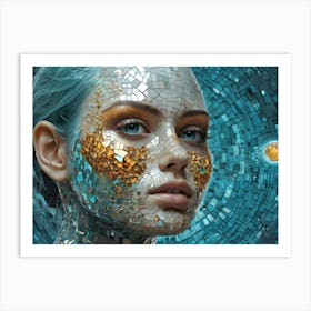 Mosaic Woman 2 Art Print