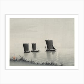 Fishing Boats (1900 1936), Ohara Koson Art Print