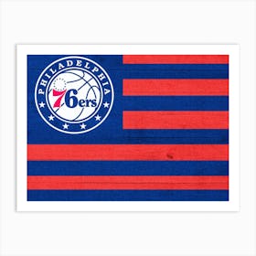 Philadelphia 76ers 2 Art Print