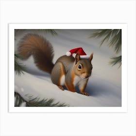 Christmas Animals 20 Art Print