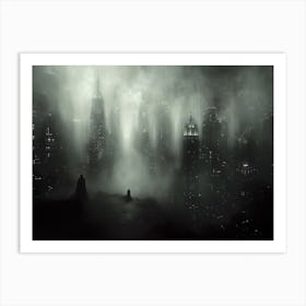 Dark City 1 Art Print