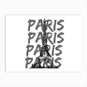 Paris Eiffel Tower Art Print