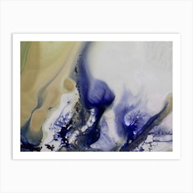 Whirls Of The Waterscape 1 Art Print