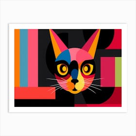 Cat Print Art Print