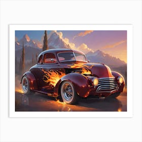 Chevrolet Fire 1 Art Print