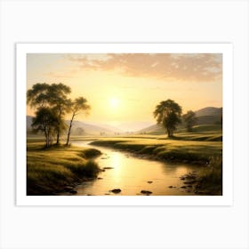 Silent Morning 1863 Art Print