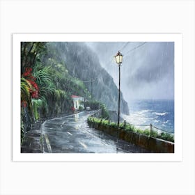 Madeira Rainy Day Art Print