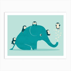 Waterslide Art Print