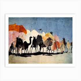 The caravan Art Print