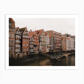 German Canal Houses Art Print