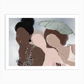 Three women nr 5 Art Print