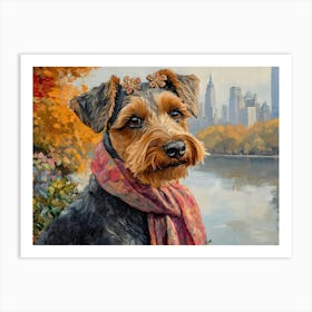 Sophisticated City Terrier 1 Art Print