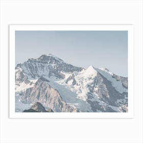 Blue Mountain Range Art Print