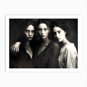 Three Women Art Print