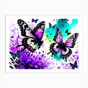 Butterfly Painting 1 Art Print