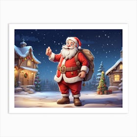 Santa Claus 1 1 Art Print