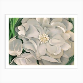Georgia OKeeffe - The White Calico Flower 1 Art Print