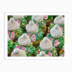 Easter Cupcakes 6 Art Print