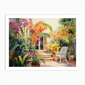 Tropical Garden 3 Art Print