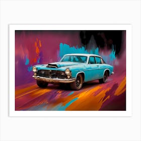 Vintage Car 1 Art Print