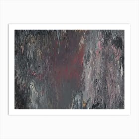 'Black And Red' Art Print