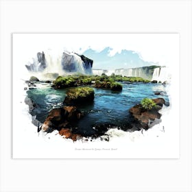 Parque Nacional Do Iguaçu, Paraná, Brazil Art Print