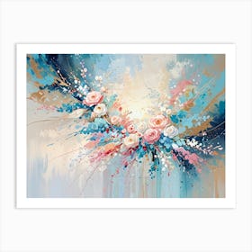 Abstract Floral Painting 2 Art Print