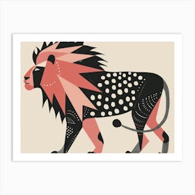 Lion Illustration 5 Art Print