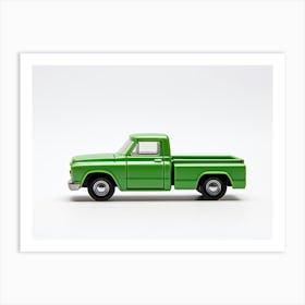 Toy Car 67 Chevy C10 Green 2 Art Print