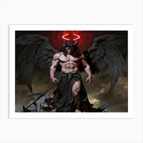 Demons And Angels 2 Art Print