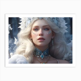 Ice Princess 2 Art Print